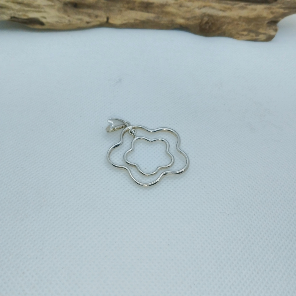 Pingente flores prata 925 - #2