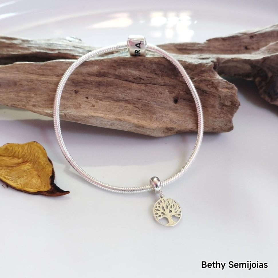 Berloque árvore da vida prata - #1