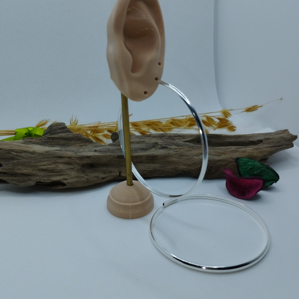 Argola Lisa 7cmx4mm - #4