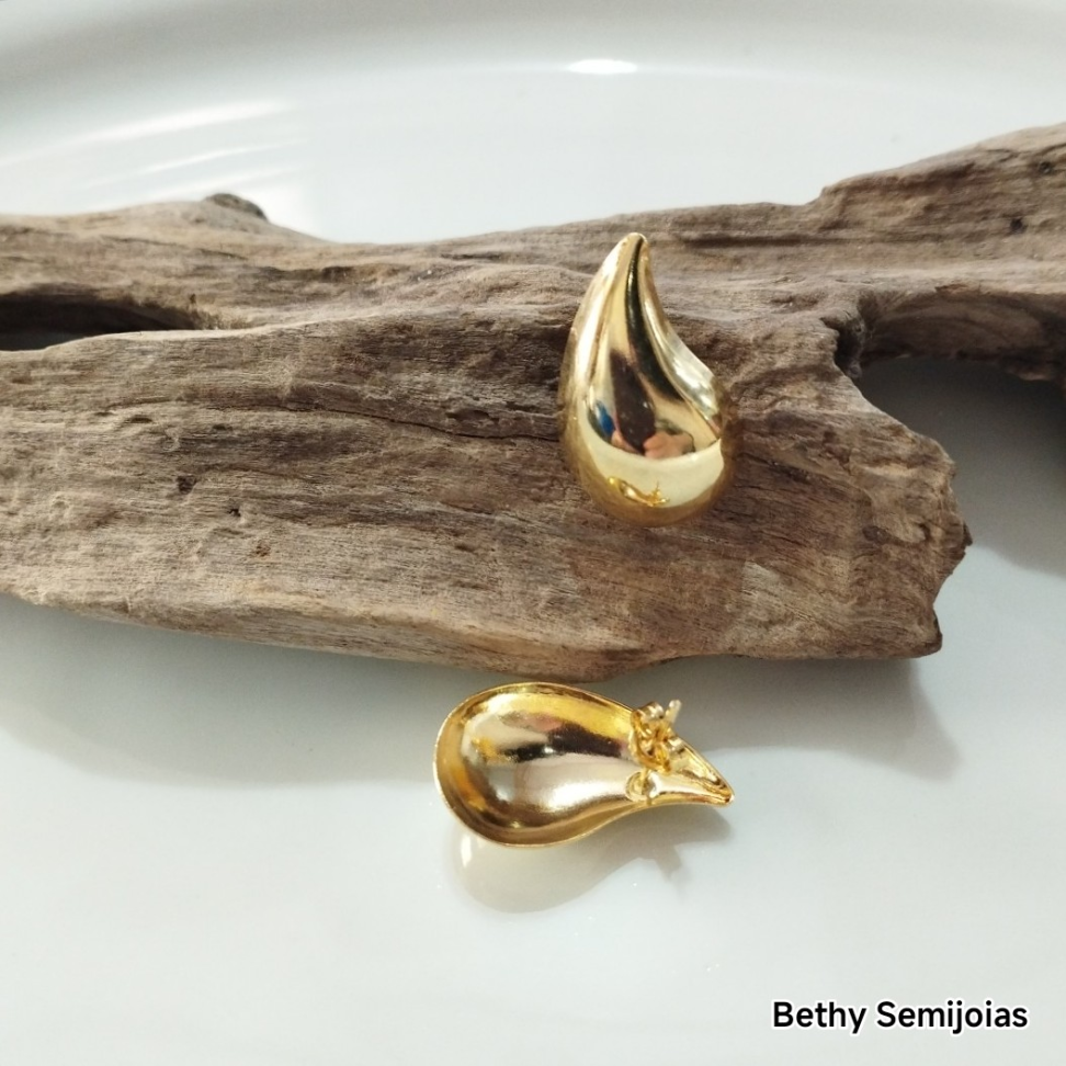 Brinco gota médio - #3