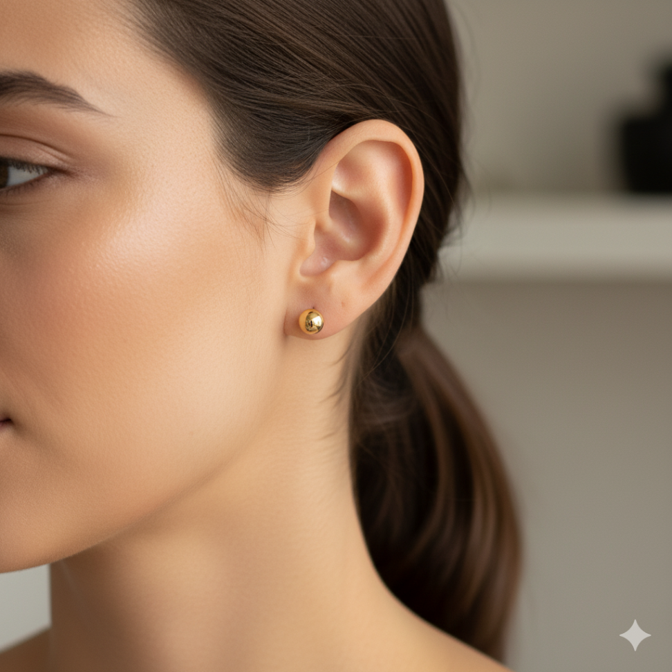 Brinco bolinha 5 mm - #2