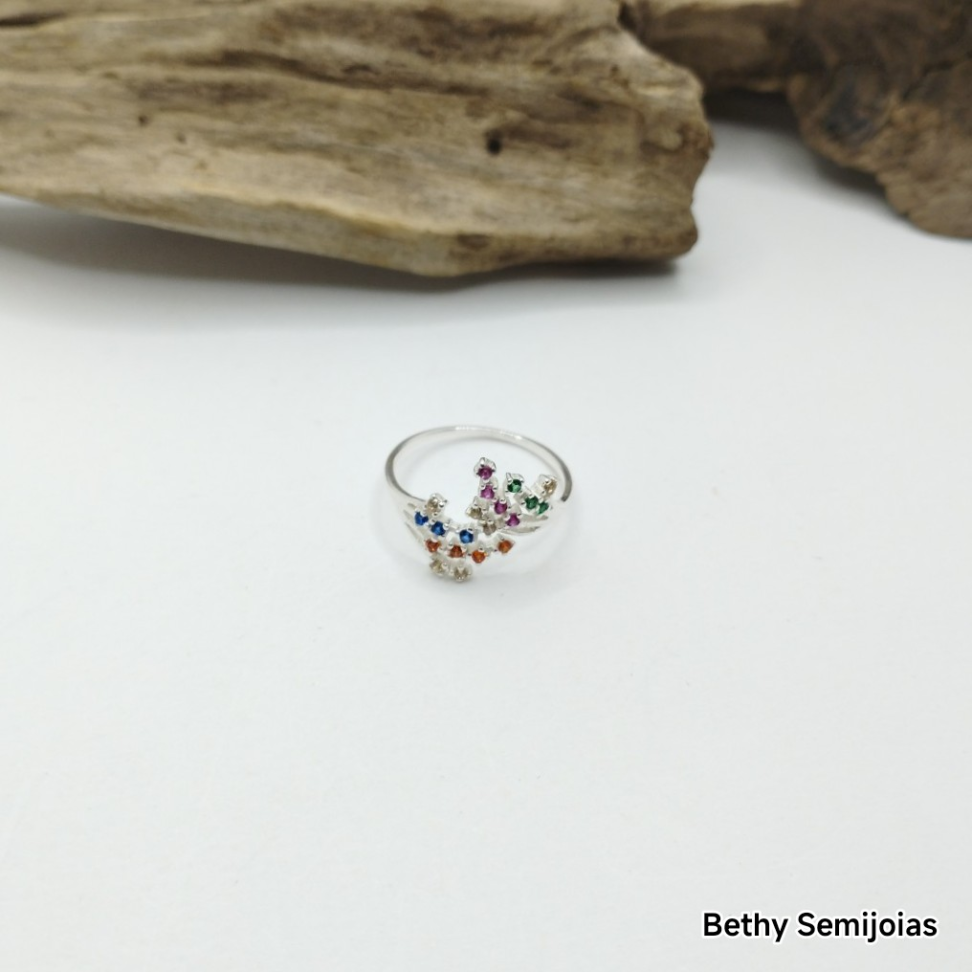 Anel árvore da vida colorido - #2