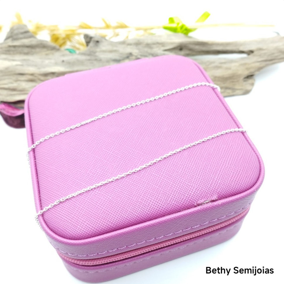 Corrente elos pequenos prata 40 cm - #3