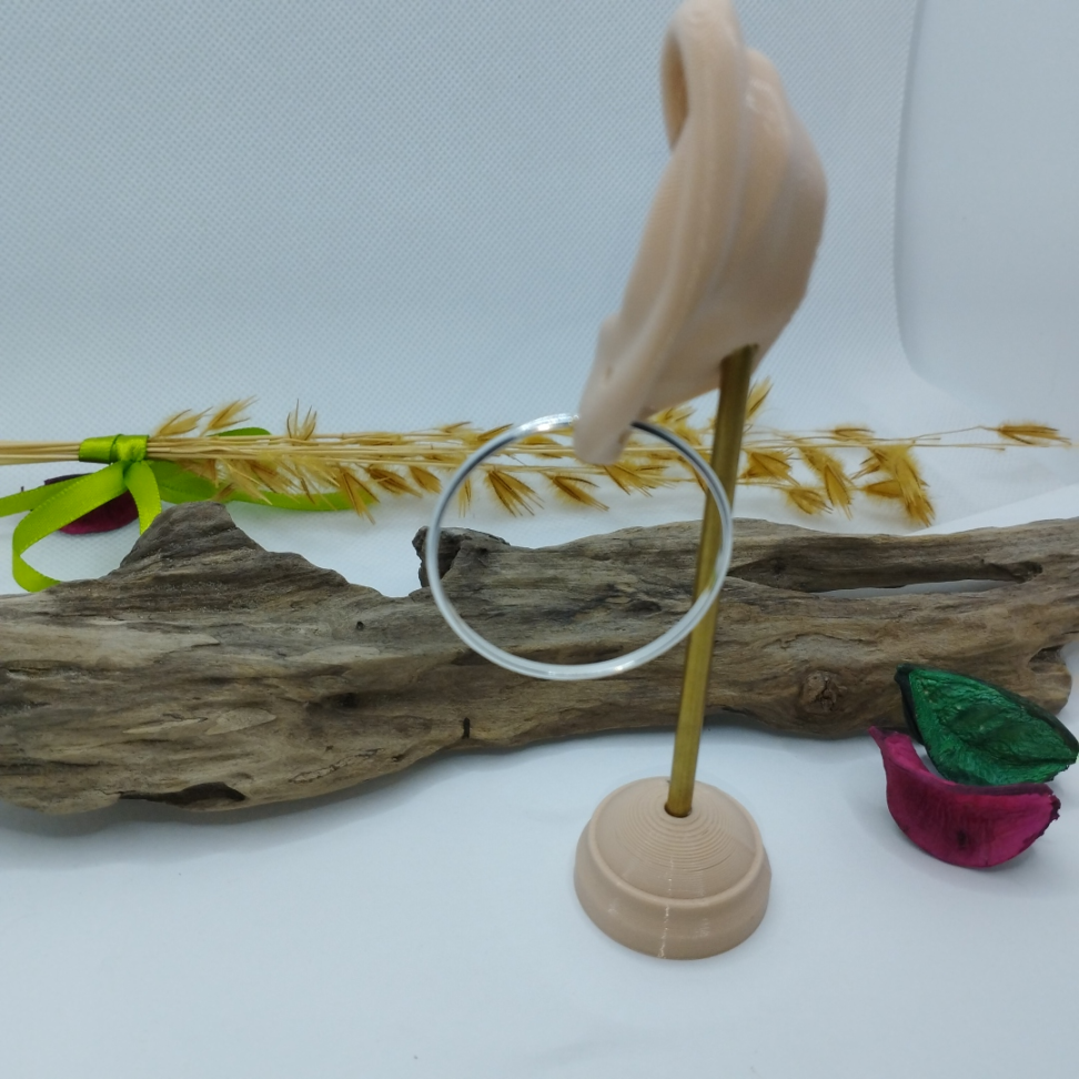 Argola lisa prata 925 4cmx3mm - #4