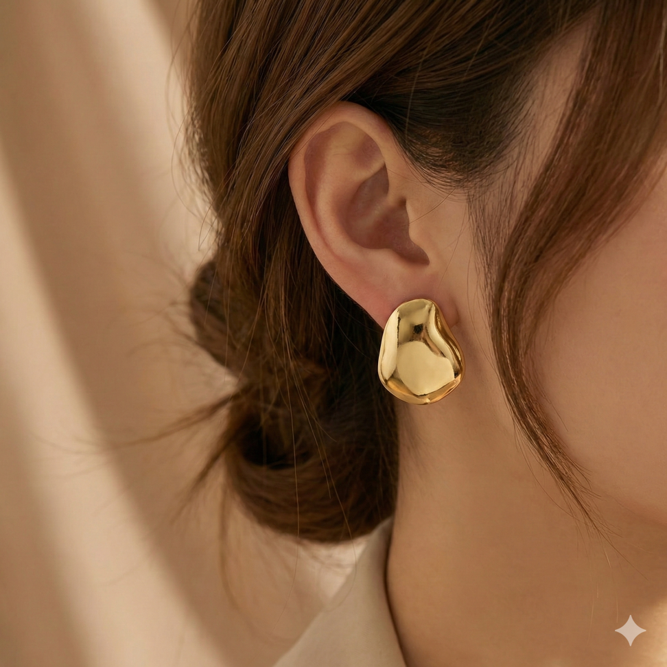 Brinco orgânico liso folheado - #2