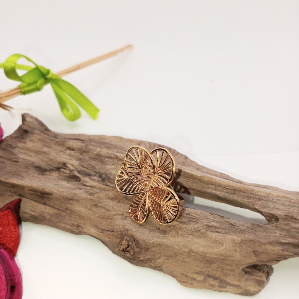 Anel Flor vazada - #2