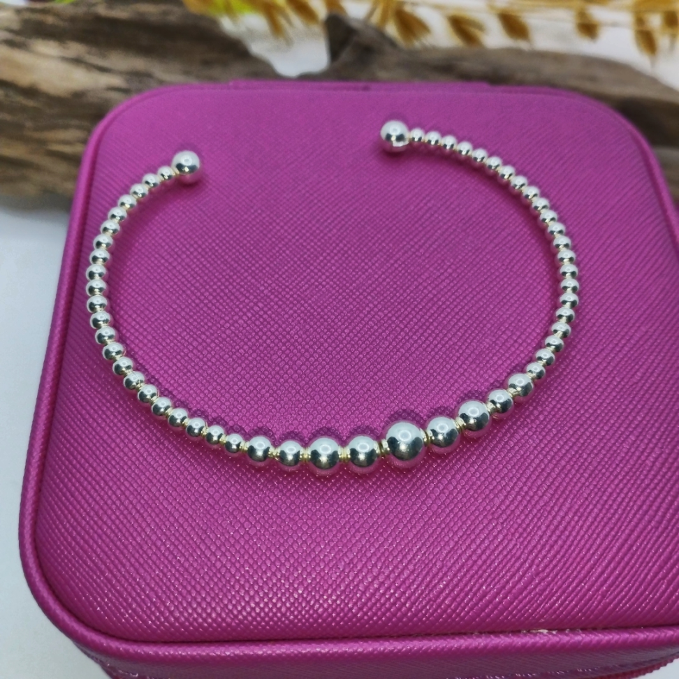 Bracelete esferas decrescentes - #4