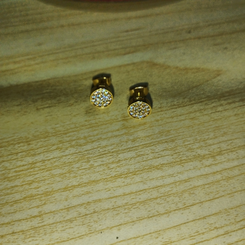 Brinco circulo cravejado - #2