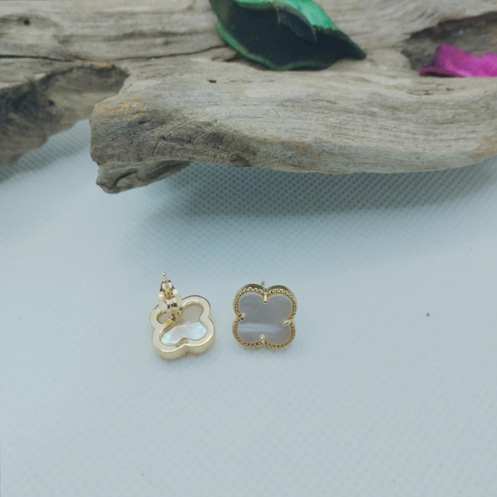 Brincos Inspiracao Trevos Madreperola - #4