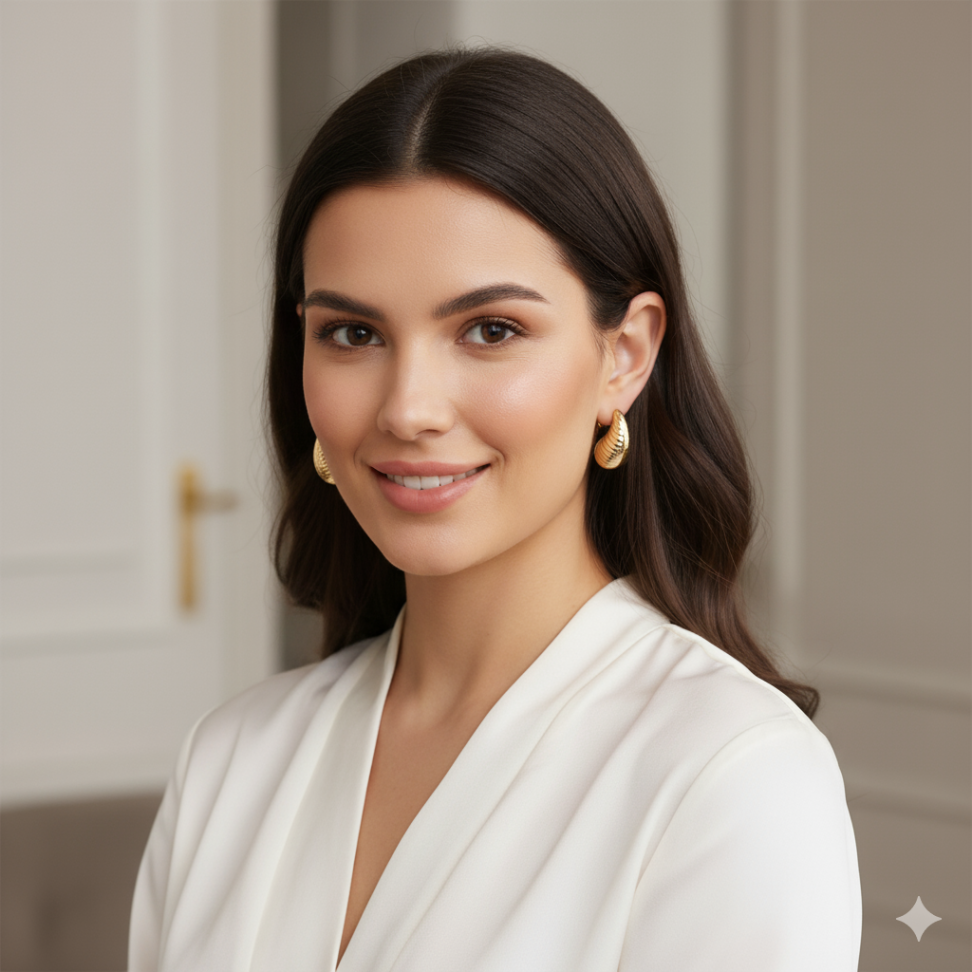 Brinco Gota Marcas folheado - #2