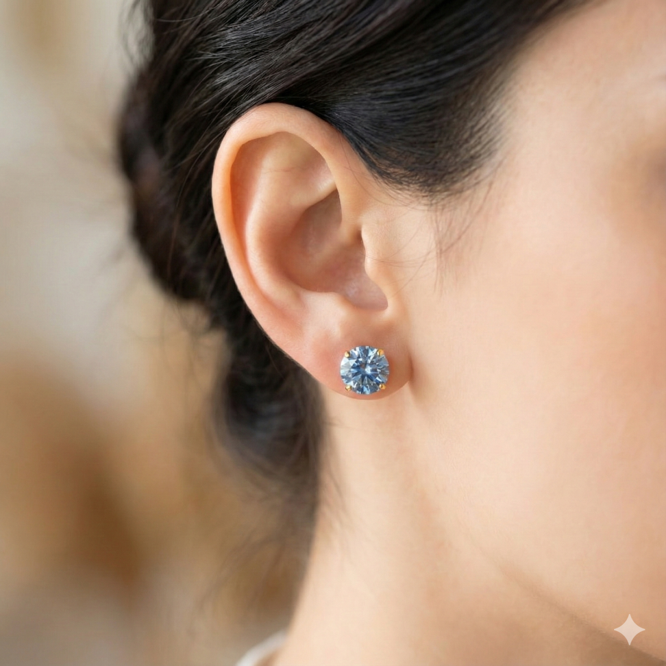 Brinco Ponto de Luz 8mm - #2