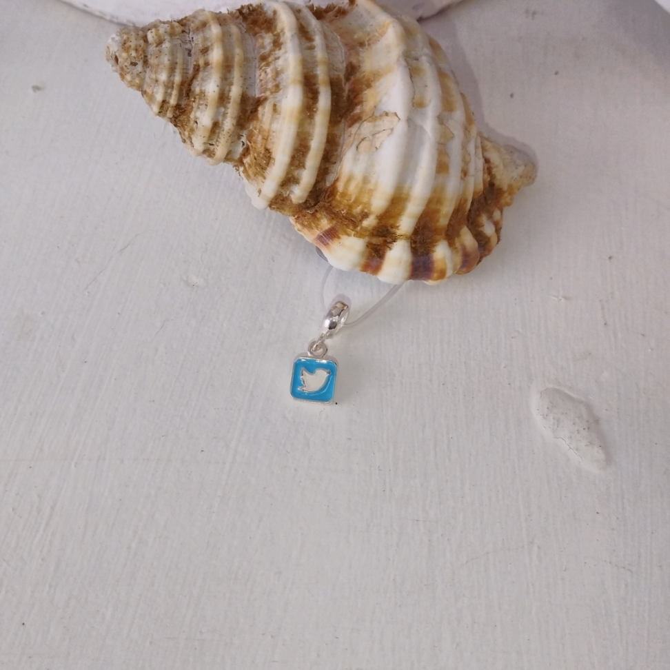 Berloque Twitter azul - #3