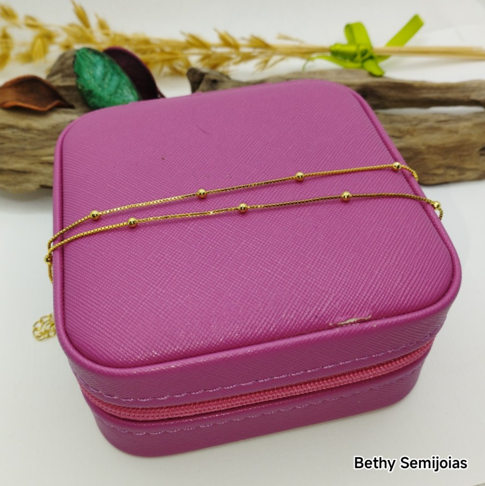 Corrente bolinhas 45 cm - #3