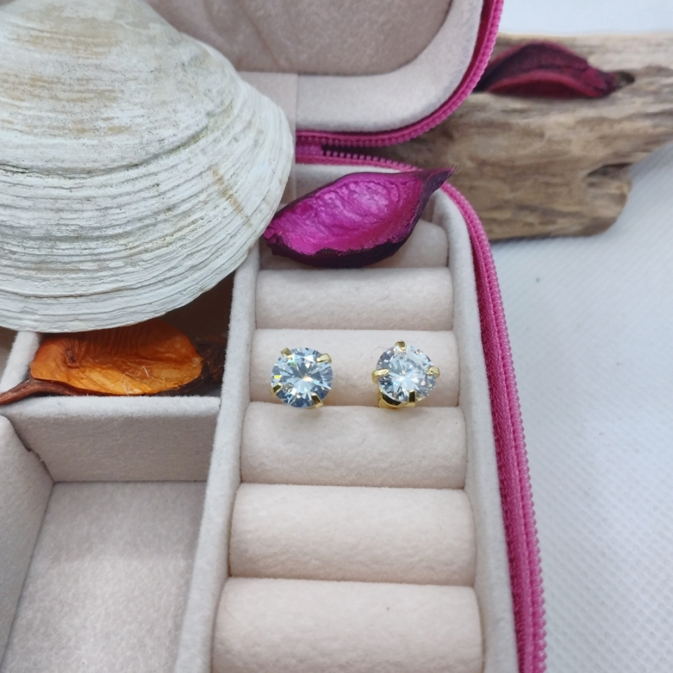 Brinco ponto de luz encanto 8mm - #3