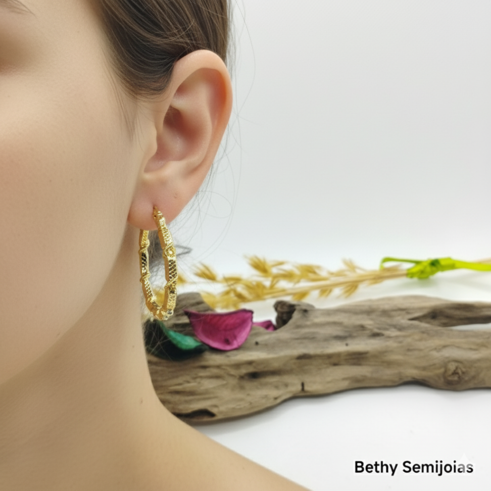 Argola trançada - #2