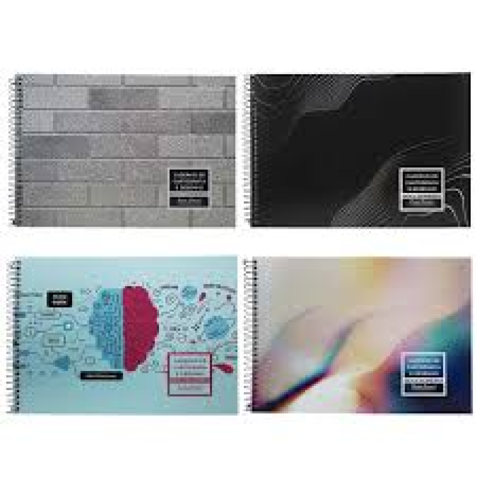 Caderno Capa Dura 01 Matéria 80 Folhas - #1