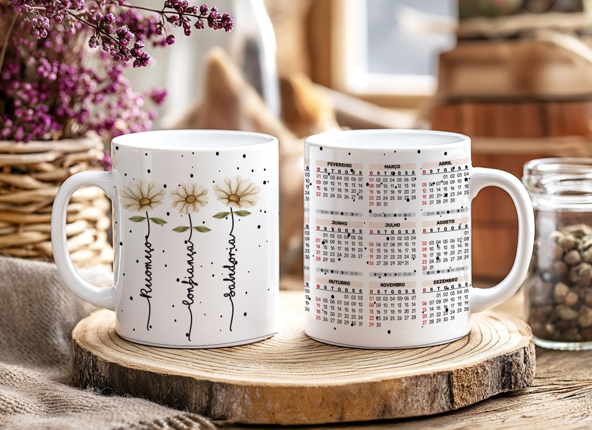 CANECA CALENDARIO - #12