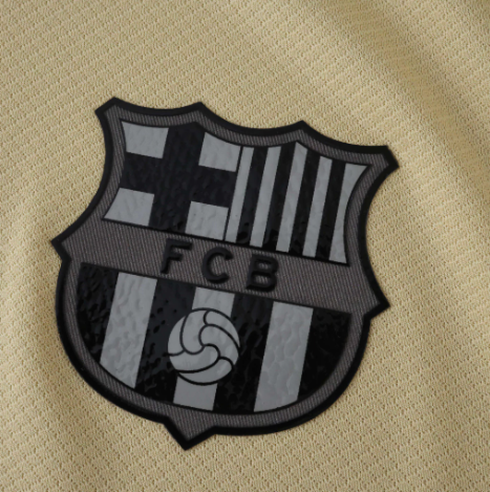 Camisa Barcelona Reserva 25/26 Torcedor - Bege - #3