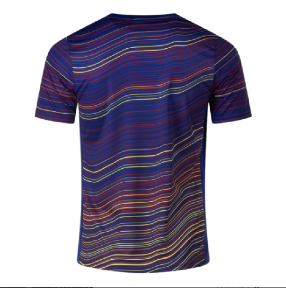 Camisa Barcelona Pré-jogo 25/26 Torcedor - Azul