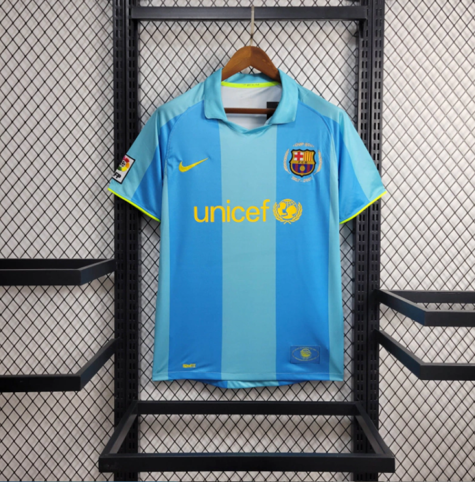 Camisa Retro Barcelona II 07/08 Ronaldinho Gaucho - #6