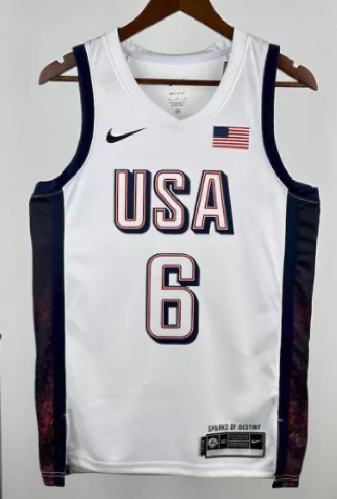 Camiseta Regata Seleção Estados Unidos da América 2024 - Nike - Masculina - Branca