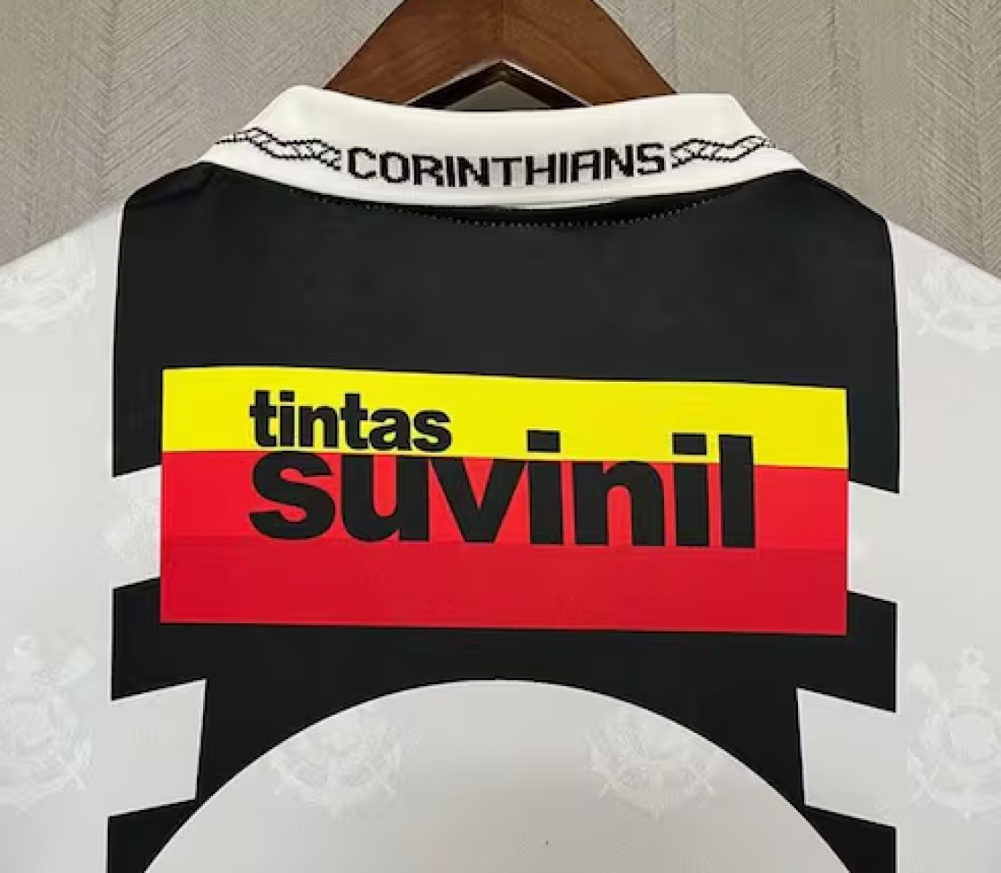 Camisa Corinthians Retrô Away 95/96 Suvinil - Preto - #3