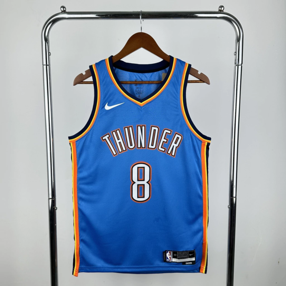 Camisa NBA Oklahoma City Thunder 8 Jalen Williams - Azul