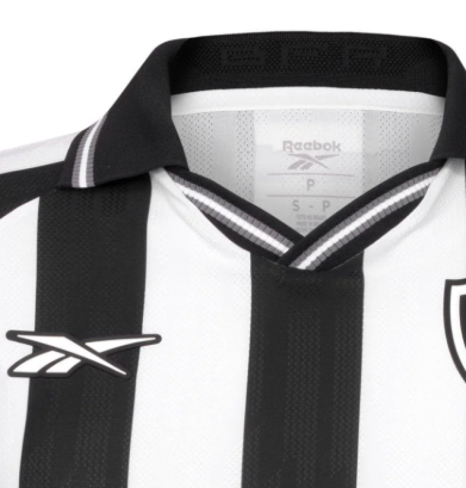 Camisa Botafogo I 25/26 Torcedor - Branco e Preto - #3