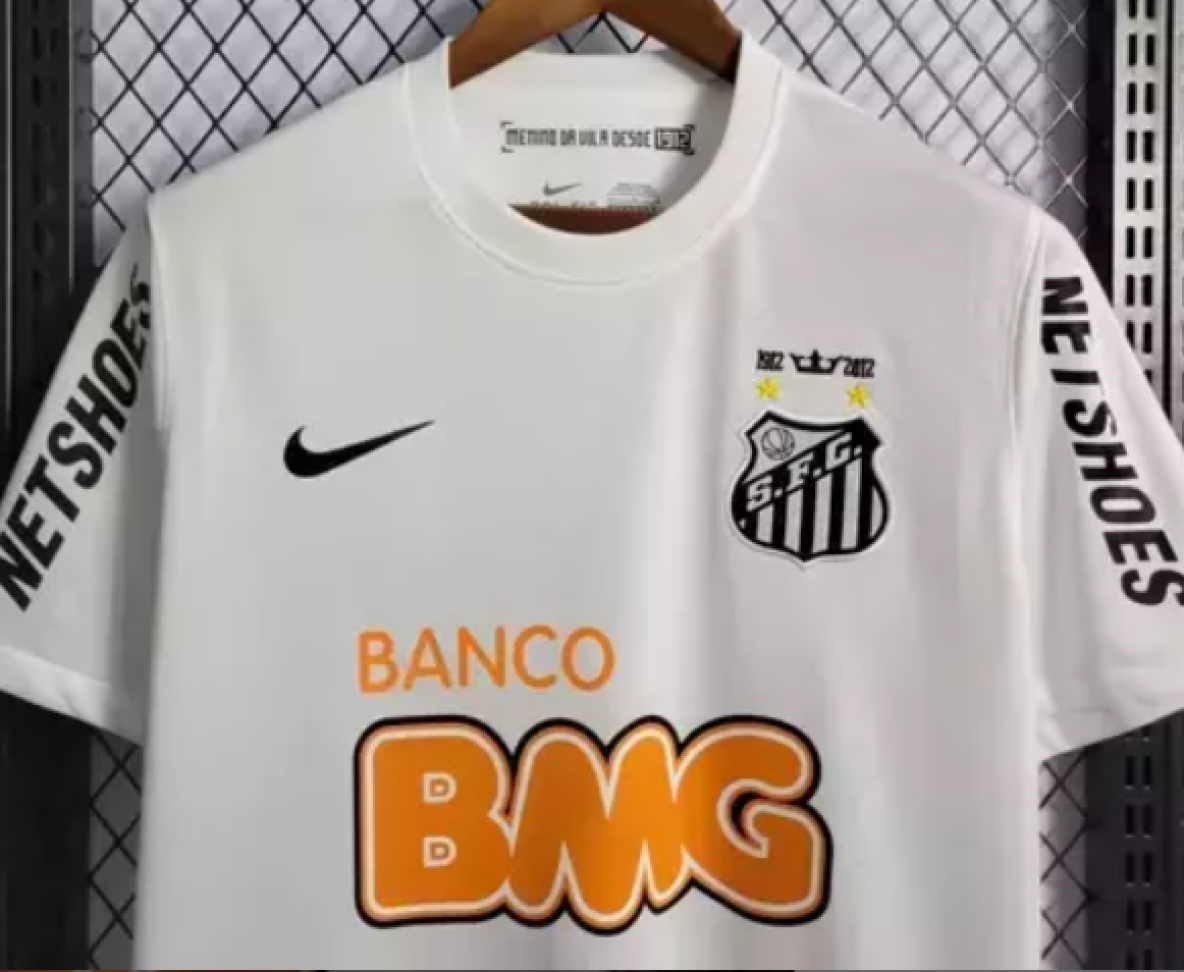 Camisa Retrô Santos 2011 Neymar Jr 11 Branca - #4