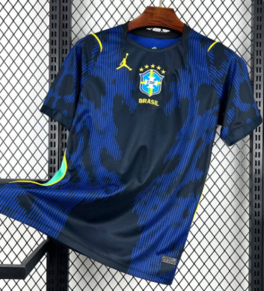 Camisa Seleção Brasil II 2026 - Masculina Nike Torcedor - Azul e Preto