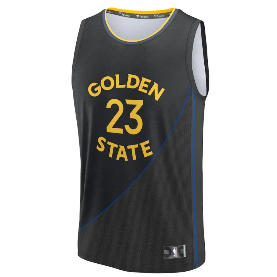Camisa NBA Golden State Warriors 23 Draymond Green - Preta