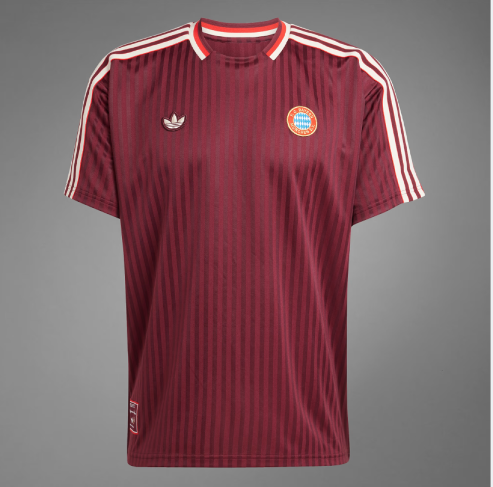 Camisa Retrô Terrace FC Bayern - Vinho