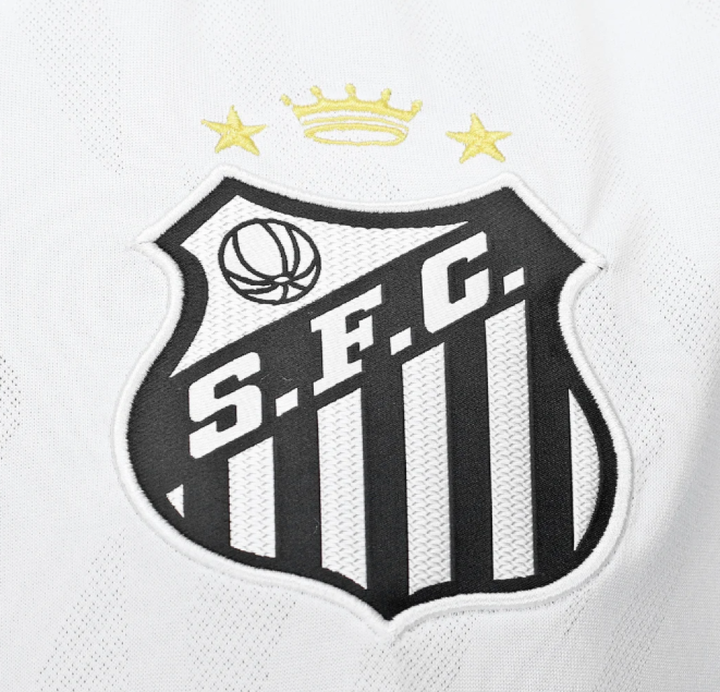 Camisa Santos I 25/26 Neymar Torcedor - Branco+Cinza - #5