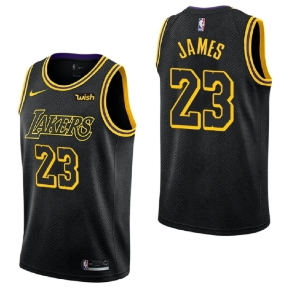 Regata NBA Nike Swingman - Los Angeles Lakers Mamba Edition - James #23