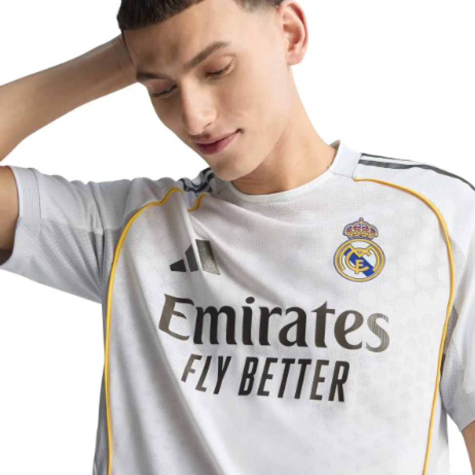 Camisa Real Madrid I 25/26 Adidas Jogador Masculina - Branca - #3