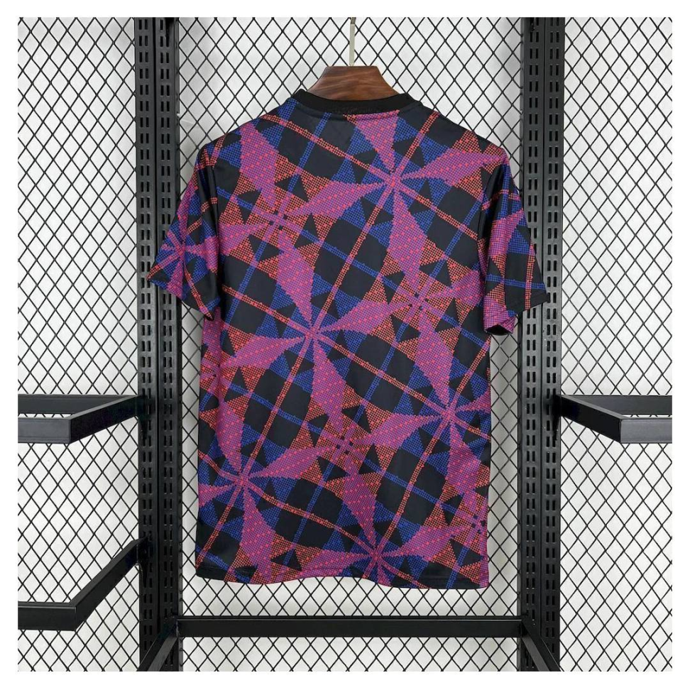 Camisa Olympique Lyon 25/26 Pre Jogo Torcedor - Roxa
