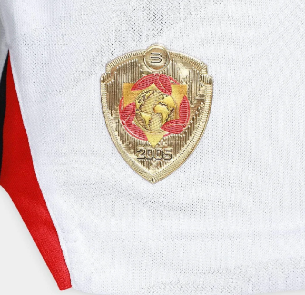 Camisa São Paulo I 25/26 Jogador - Branco e Vermelho - #5