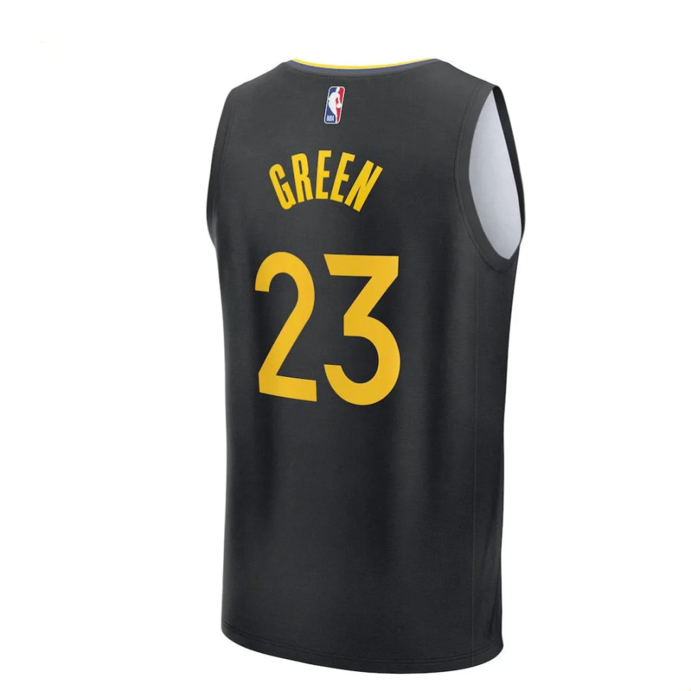 Camisa NBA Golden State Warriors 23 Draymond Green - Preta