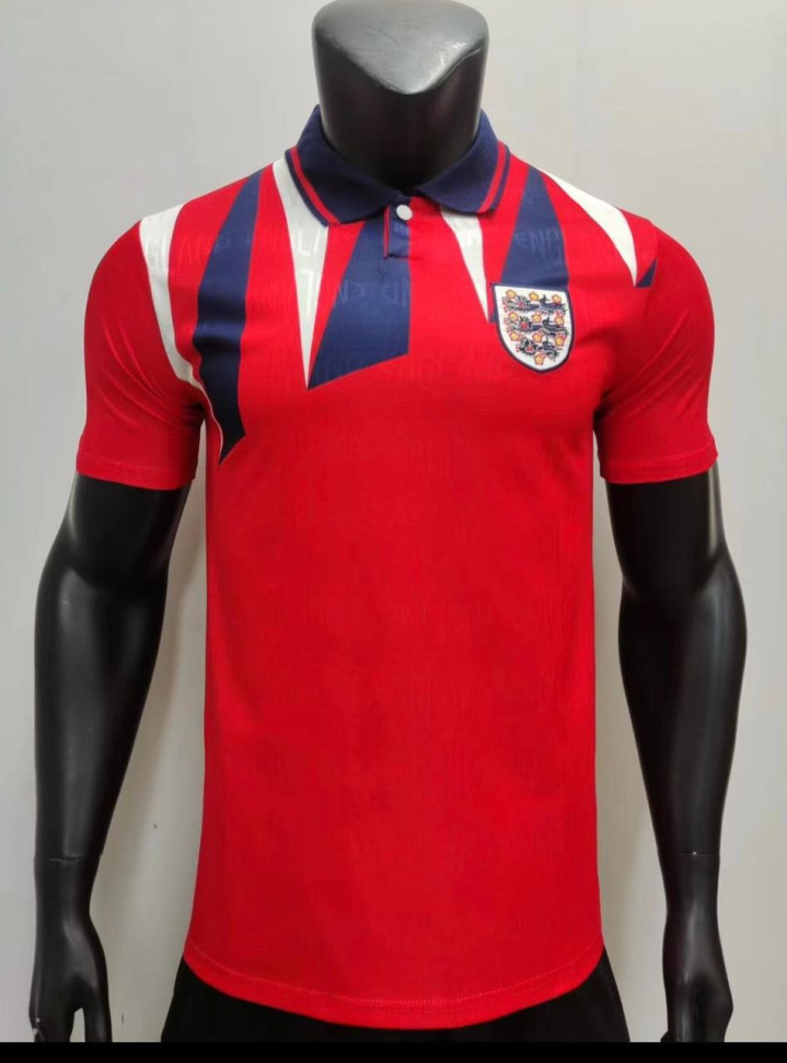 Camisa Retrô Inglaterra 1992 II - Vermelha