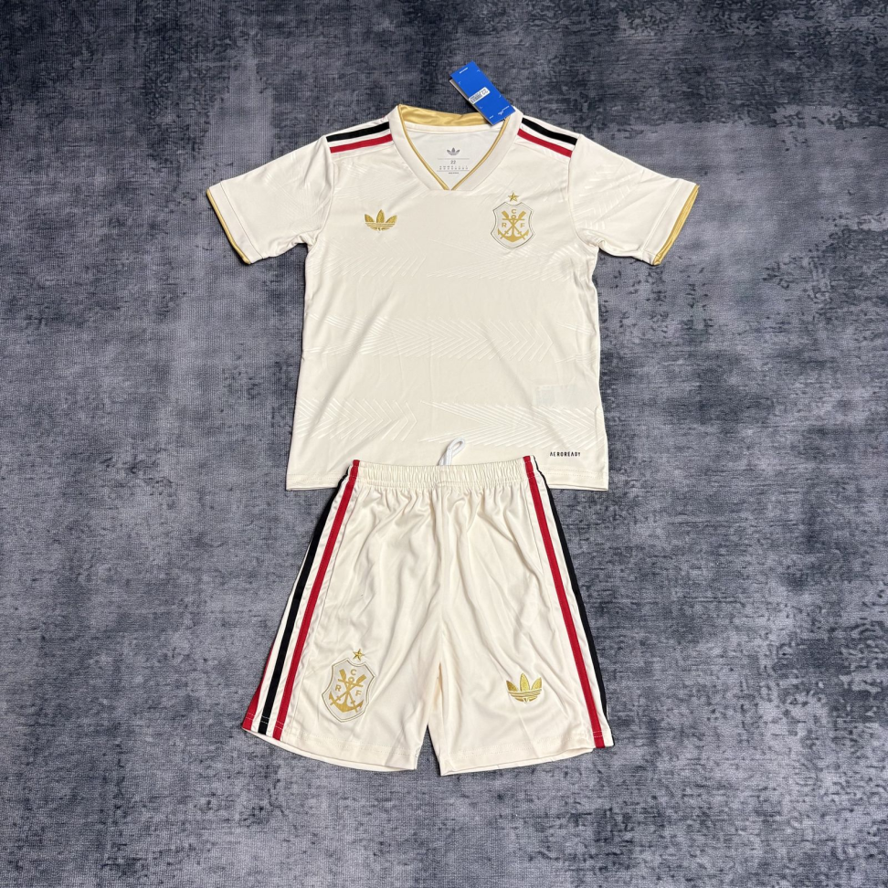 Conjunto Flamengo Manto III 25/26 - Off White