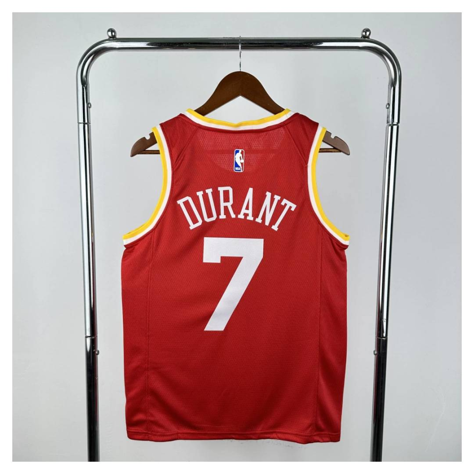 Camisa NBA Houston Rockets 7 Cam Whitmore - Vermelha - #3