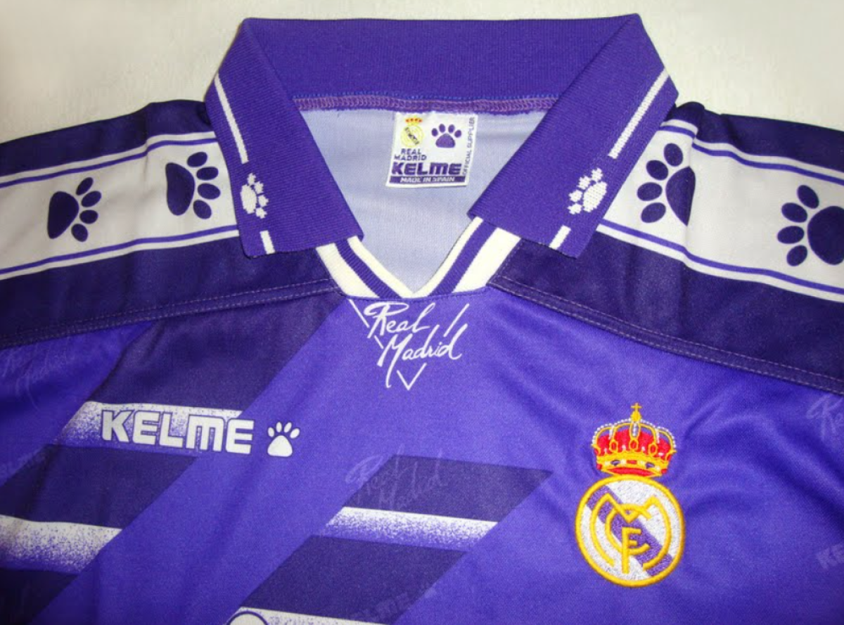Camisa Retrô Real Madrid 1996/97 - Roxa - #3