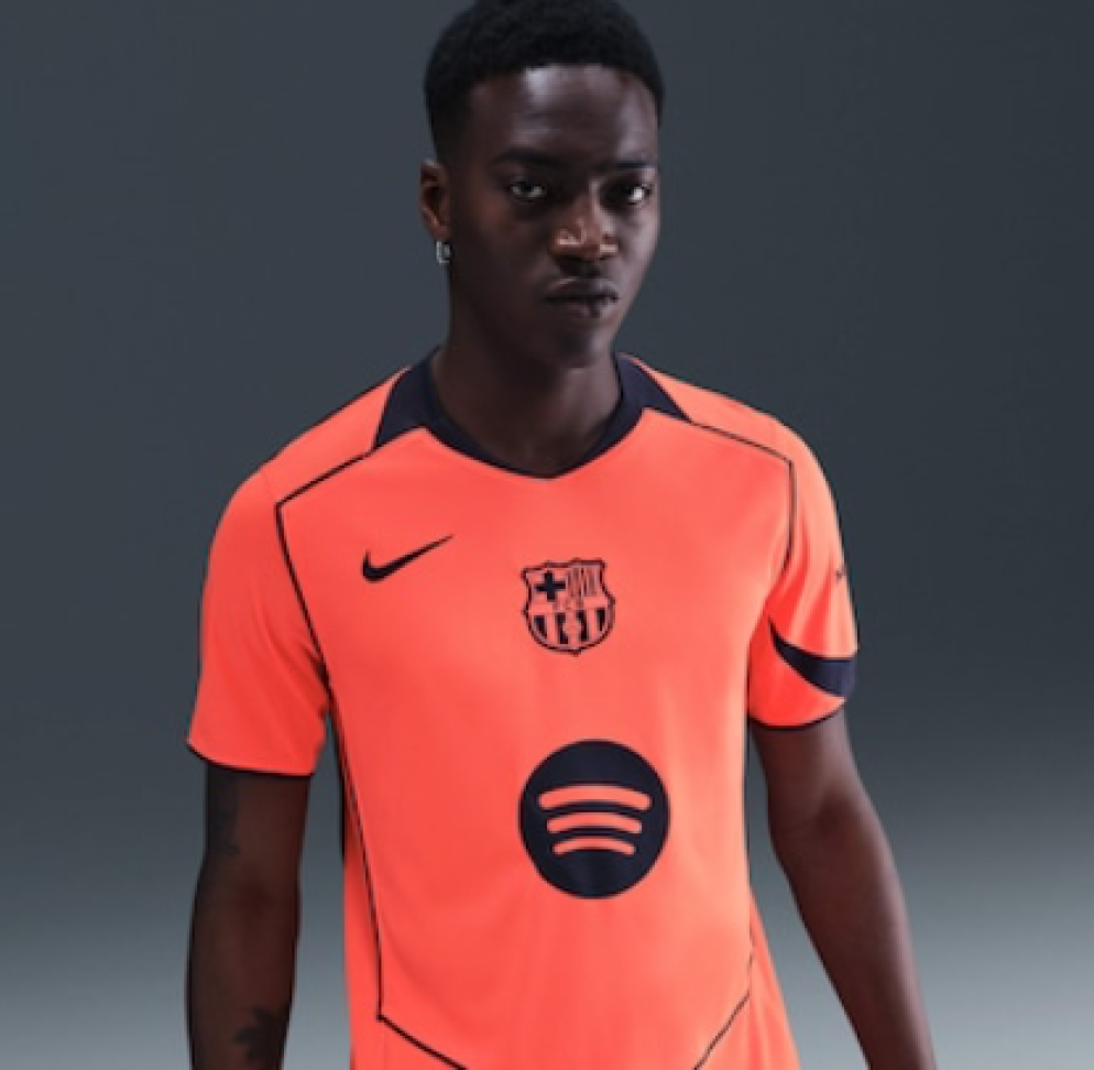 Camisa Barcelona Total 90 III 25/26 Torcedor - Laranja