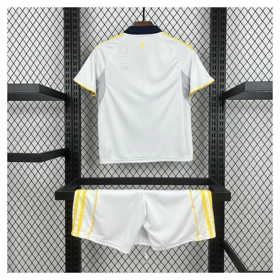Conjunto Infantil All Nassr - Branco e Dourado