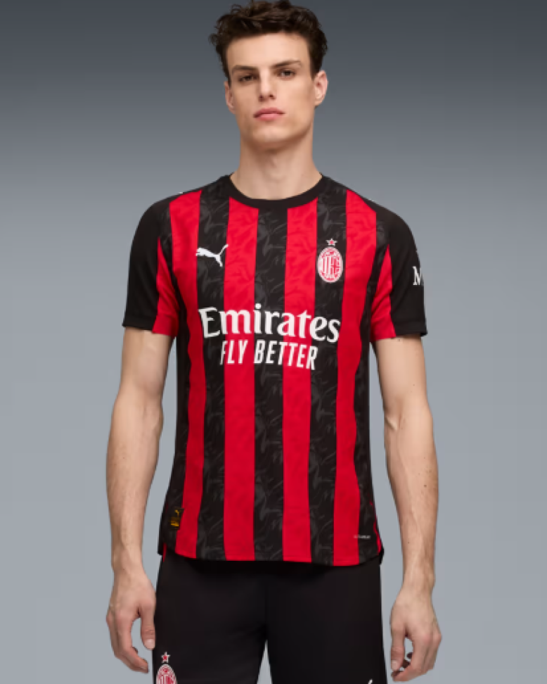 Camisa AC Milan 25/26 Home Jogador - Vermelha