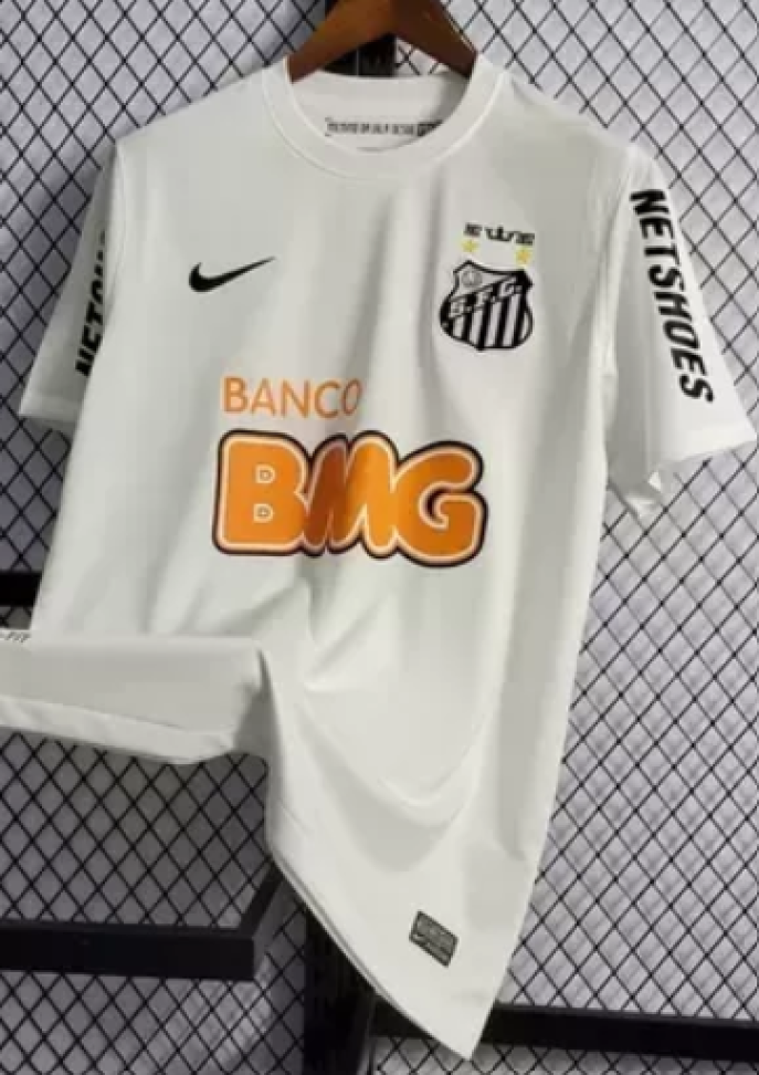 Camisa Retrô Santos 2011 Neymar Jr 11 Branca - #2