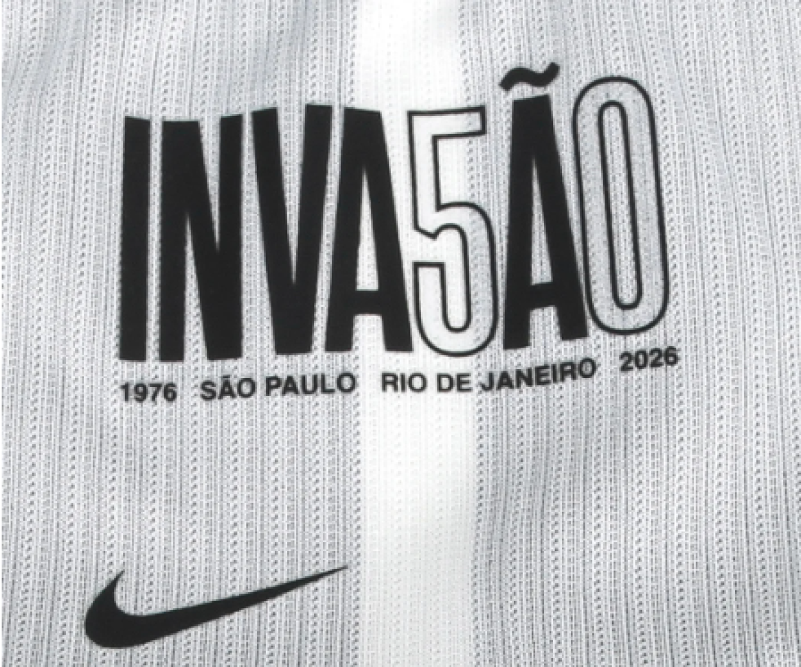 Camisa Corinthians II 26/27 s/n Torcedor Nike Masculina - Preto+Branco - #5