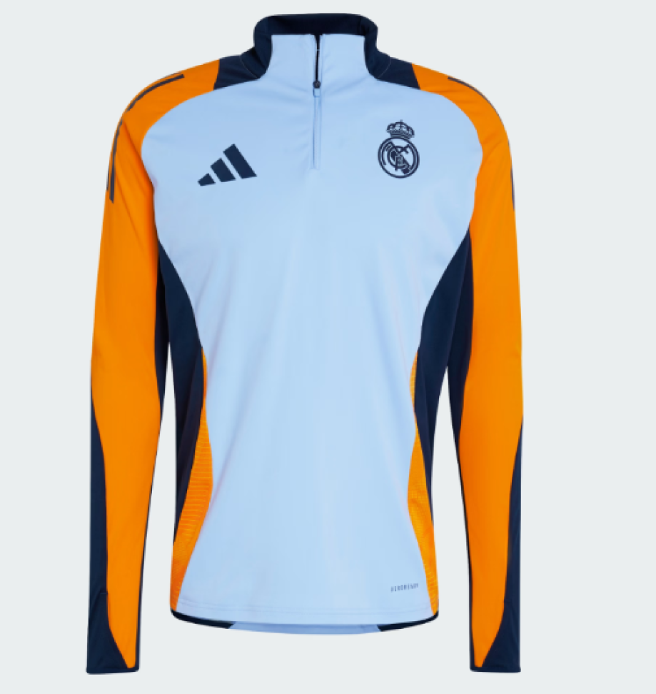 Conjunto Treino Real Madrid 24 - Azul e Amarelo