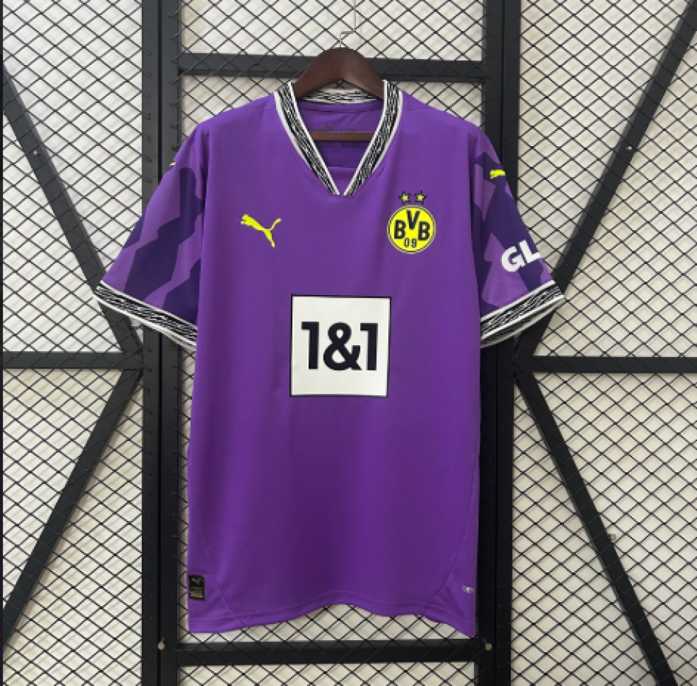 Camisa Borussia Dortmund Goleiro 2025 Torcedor - Roxa - #3