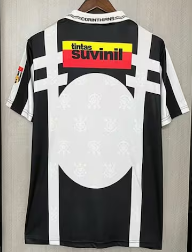 Camisa Corinthians Retrô Away 95/96 Suvinil - Preto